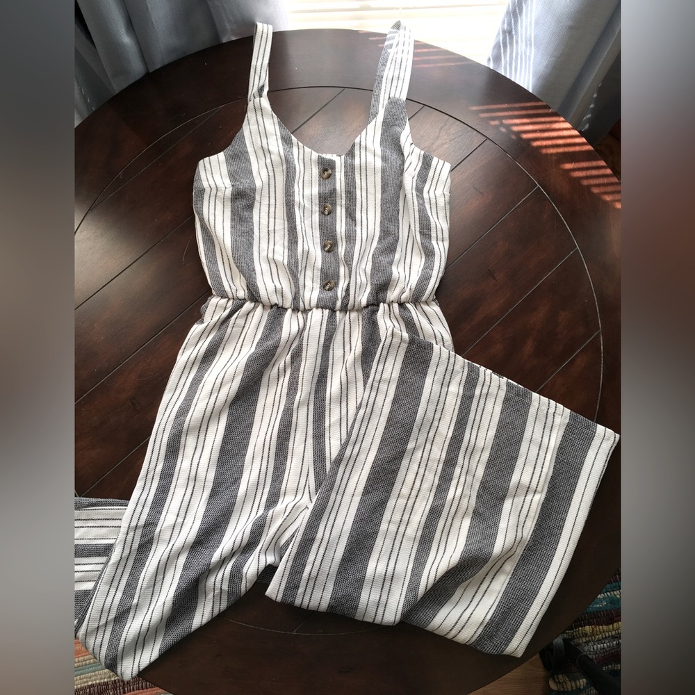 Charlotte Russe - Striped Jumpsuit